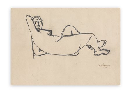 EMILIO SCANAVINO (1922-1986) - Senza Titolo, 1946