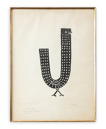 GINO MELONI (1905-1989) - Senza Titolo, 1956