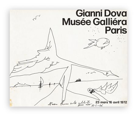 GIANNI DOVA (1925-1991) - Senza Titolo, prima metà anni '70
