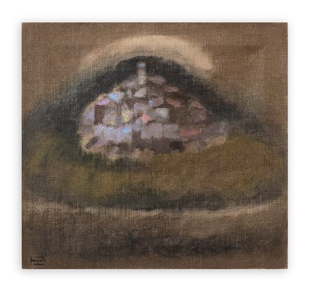 PIERO MOSTI (1941) - Paesaggio a composizione tonale, 1994