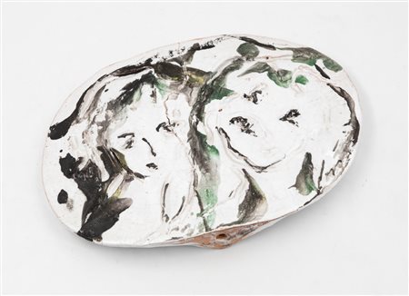 ERNESTO TRECCANI (1920-2009) - Senza Titolo (Volti di fanciulle)