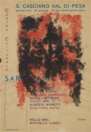 BUENO ANTONIO (1918 - 1985) - IMPRONTA DI VOLTO .