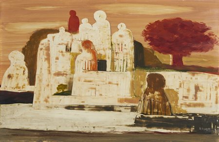 FIUME SALVATORE (1915 - 1997) - CITTA' DI STATUE.