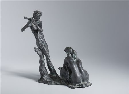 MURER AUGUSTO (1922 - 1985) - PAN E NINFA.