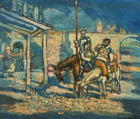 BELTRAN MASSES  FEDERICO  (1885 - 1949) - DON CHISCIOTTE E SANCHO PANZA.