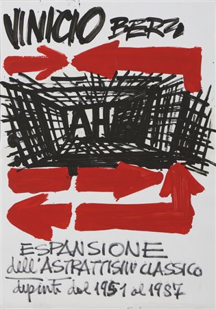 BERTI VINICIO (1921 - 1991) - ESPANSIONE DELL'ASTRATTISMO CLASSICO .
