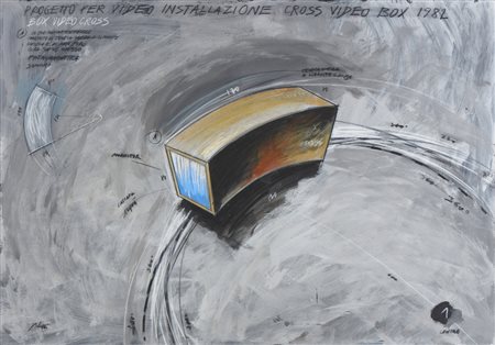 PLESSI FABRIZIO (n. 1940) - 1° IDEA GERMINALE PER VIDEO GOING.