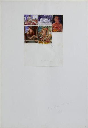 SCHIFANO MARIO (1934 - 1998) - SENZA TITOLO.