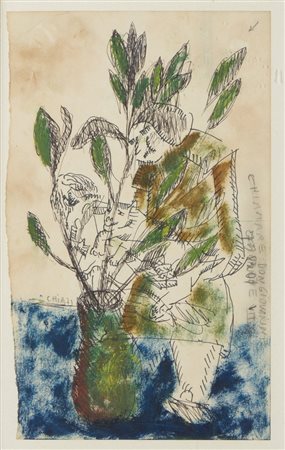 CHIA SANDRO (n. 1946) - PIANTA E DONNA .