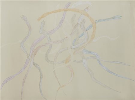 PALADINO MIMMO (n. 1948) - SENZA TIOTLO (SERPENTI).