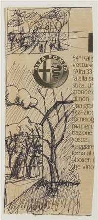 (SALVATORE MANGIONE) SALVO (1947 - 2015) - SENZA TITOLO (ALFA ROMEO).