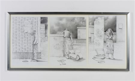 BOTTO & BRUNO - DA DISEGNO PREPARATORIO BLACK CITY.