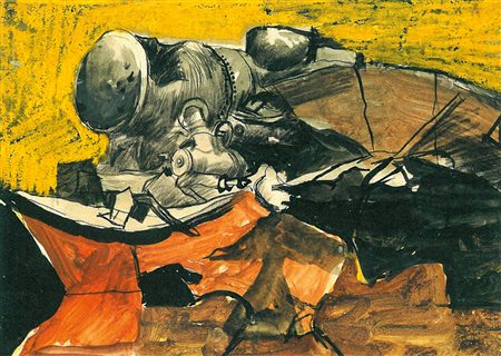 Graham Sutherland Londra / London 1903 – 1980 Trappers, France: wrecked...