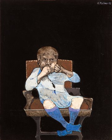 Karl Plattner Malles Venosta 1919 – Milano/Mailand 1986 Bambino sulla...