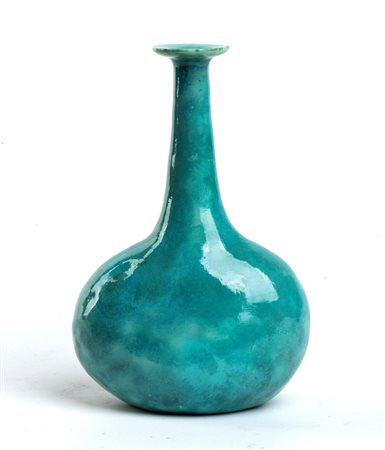 GUIDO GAMBONE
(Avellino 1909 - Firenze 1969)
<br>Piccola bottiglia verde