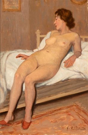 EMMANUEL AUBAIN
(1872 - 1965)
<br>Nudo femminile