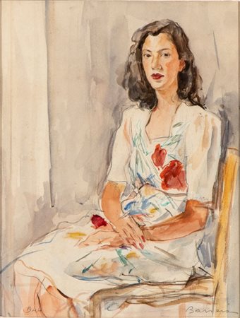 ANTONIO BARRERA
(Roma 1889 - Forlì 1970)
<br>Figura femminile