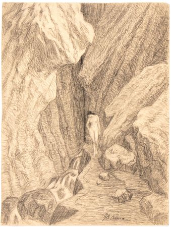 GIOVANNI BATTISTA CREMA
(Ferrara 1883 - Roma 1964)
<br>La via penosa