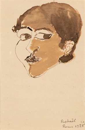 ANTONIETTA RAPHAËL(Kaunas 1895 - Roma 1975) Autoritratto