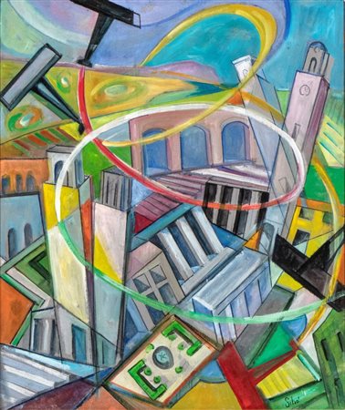 SIBÒ
(Milano 1907 - 2000)
<br>Spirali e architetture