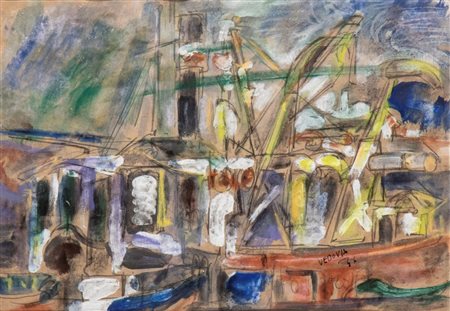 EMILIO VEDOVA
(Venezia 1916 - 2006)
<br>Paesaggio veneziano