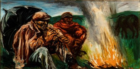 UGO ATTARDI
(Genova 1923 - Roma 2006)
<br>Il falò