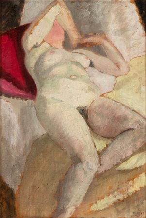 CARLO LEVI
(Torino 1902 - Roma 1975)
<br>Nudo disteso