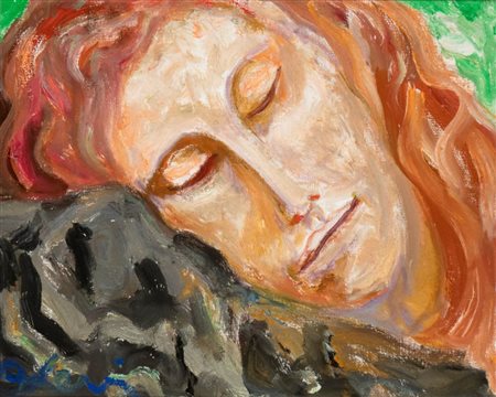 CARLO LEVI
(Torino 1902 - Roma 1975)
<br>Volto femminile