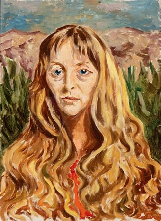 CARLO LEVI (Torino 1902 - Roma 1975) <br>Ritratto di Jolena Baldini detta Berenice