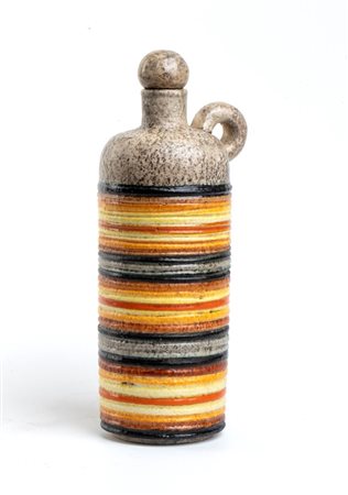 NICOLAJ  DIULGHEROFF
(Kjustendil 1901 - Torino 1982)
<br>Bottiglietta futurista con tappo