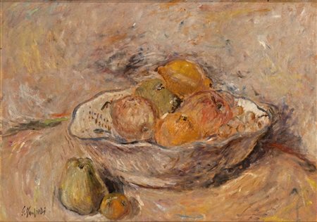 GIUSEPPE MANFREDI
(Seravezza 1934 - Montecatini Terme 1987)
<br>Natura morta