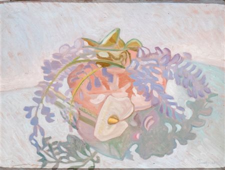 BENVENUTO FERRAZZI
(Castel Madama 1892 - Roma 1969)
<br>Natura morta