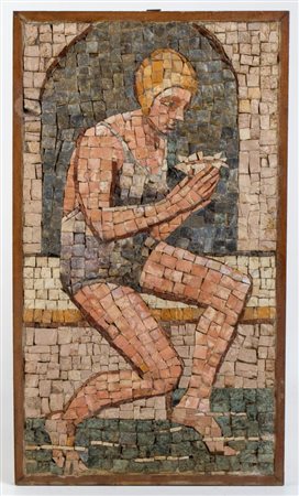 EDITA BROGLIO
(Smiltene 1886 - Roma 1977)
<br>La conchiglia (bagnante)