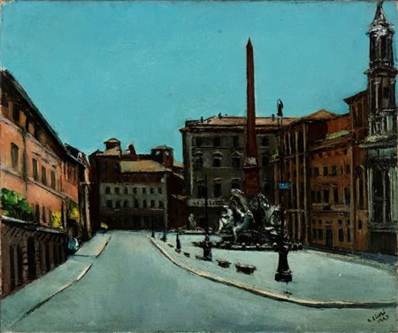 ALBERTO ZIVERI
(Roma 1908 - 1990)
<br>Piazza Navona