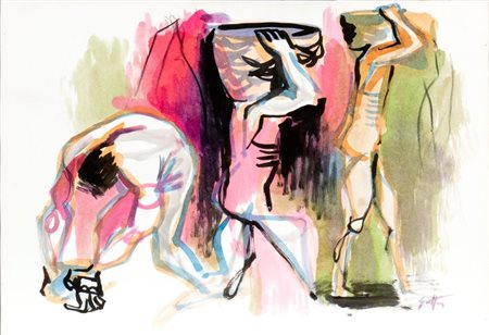 RENATO GUTTUSO
(Bagheria 1911 - Roma 1987)
<br>Solfatari