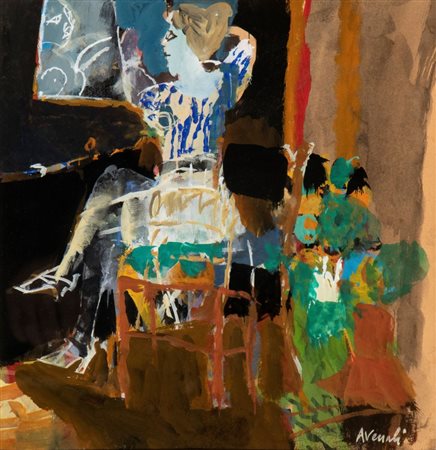 MARCELLO AVENALI
(Roma 1912 - 1981)
<br>Donna allo specchio