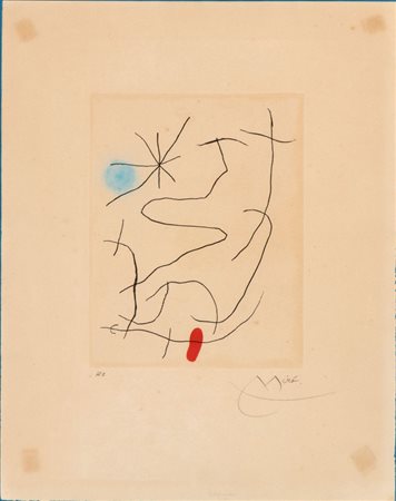 JOAN MIRÒ
(Barcellona 1893 - Palma de Mallorca 1983)
<br>Sonatine II