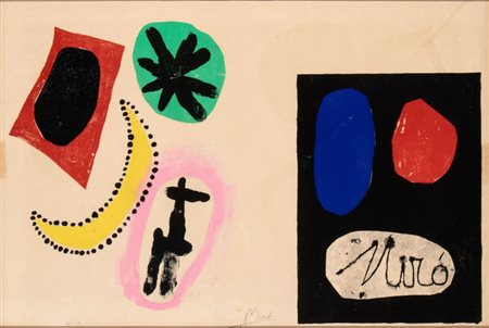 JOAN MIRÒ
(Barcellona 1893 - Palma de Mallorca 1983)
<br>Senza titolo