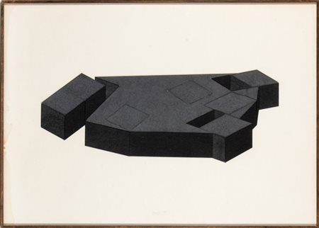 GIUSEPPE UNCINI
(Fabriano 1929 - Trevi 2008)
<br>Progetto per intervento scultoreo