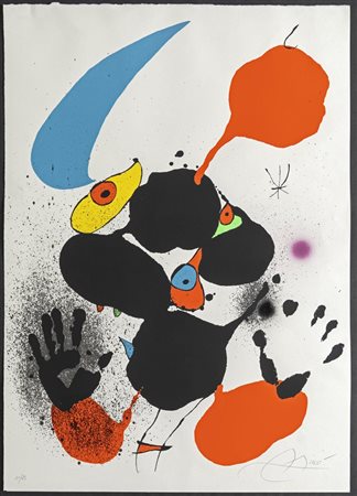 Joan Mirò (Barcellona 1893 - Palma di Maiorca 1983), "Godalla", 1976.