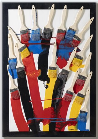 Armand Pierre Fernandez, noto come Arman (Nizza 1928 - New York 2005), "Brushes collection", 2001.