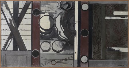 Mario Nanni (Castellina in Chianti 1922 – Bologna 2019), "Senza titolo", 1964.