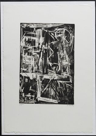Emilio Vedova (Venezia 1919 - 2006), "De America", 1971.
