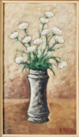 Ottone Rosai (1895 - 1957), “Vaso fiori”.