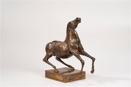 Miguel Berrocal - Bruno Cassinari (Villanueva de Algaidas 1933 - Antequera 2006, Piacenza 1912 - Milano 1992)  - Cavallo, 1973