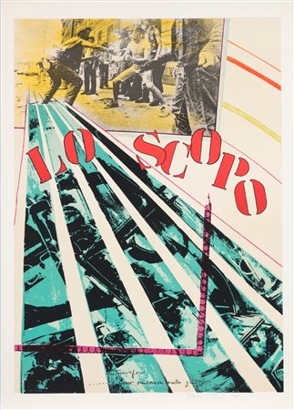 Gianni Bertini (Pisa 1922 - Caen 2010)  - Lo scopo, 1976