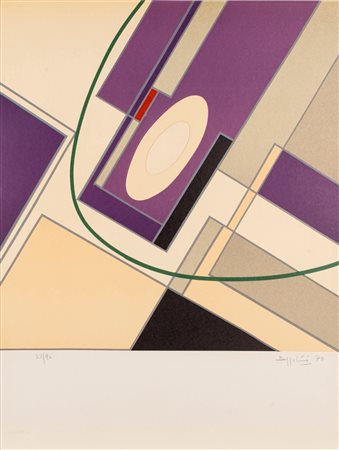 Silvano Bozzolini (Fiesole 1911 - Poggibonsi 1998)  - Composizione, 1976