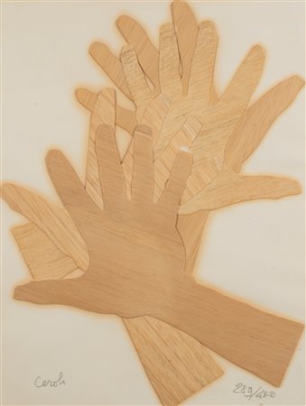 Mario Ceroli (Castel Frentano 1938)  - Applausi, 1969