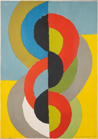 Sonia Delaunay (Hradyz'k 1885 - Parigi 1979)  - Composizione, 1962