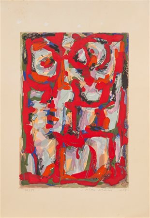 Piero Dorazio (Roma 1927 - Perugia 2005)  - Composizione, 1957